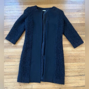 Frank Tell Designer Runway Wool Winter Coat | Small